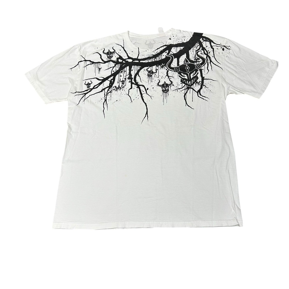 Warriors International Y2K MMA AOP Shirt Men's 2XL‎ Cyber Grunge